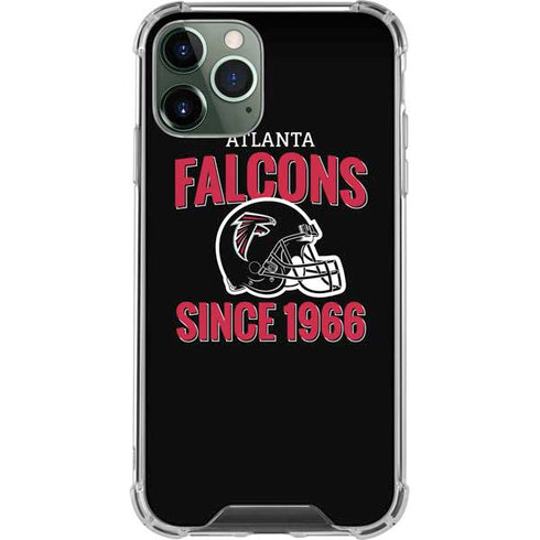NFL Atlanta Falcons Helmet iPhone 11 Pro Max Clear Case
