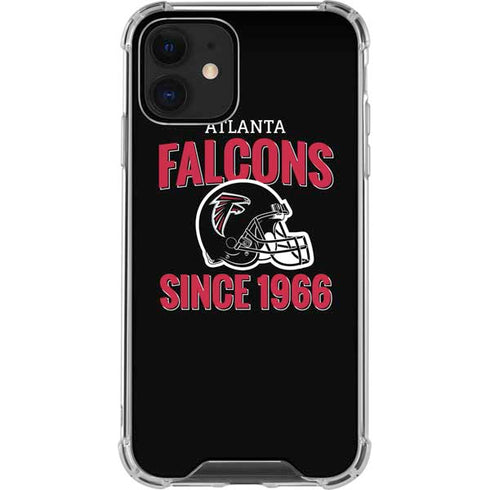 NFL Atlanta Falcons Helmet iPhone 12 Mini Clear Case