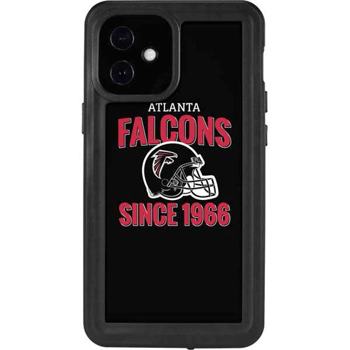 NFL Atlanta Falcons Helmet iPhone 12 Mini Waterproof Case
