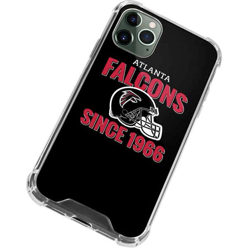 NFL Atlanta Falcons Helmet iPhone 12 Pro Clear Case