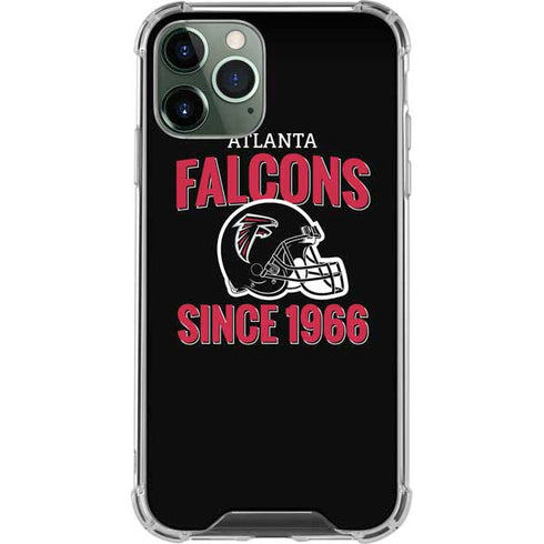 NFL Atlanta Falcons Helmet iPhone 12 Pro Max Clear Case