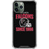 NFL Atlanta Falcons Helmet iPhone 12 Pro Max Clear Case