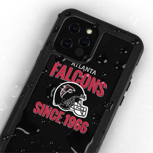 NFL Atlanta Falcons Helmet iPhone 12 Pro Waterproof Case