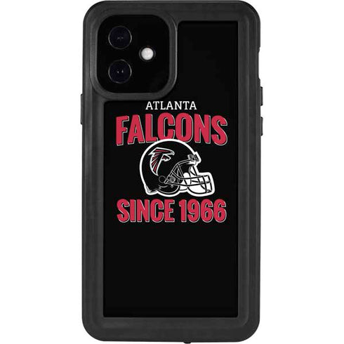 NFL Atlanta Falcons Helmet iPhone 12 Waterproof Case