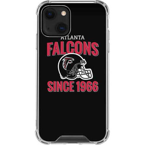 NFL Atlanta Falcons Helmet iPhone 13 Clear Case