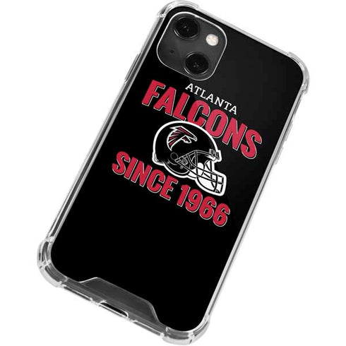 NFL Atlanta Falcons Helmet iPhone 13 Mini Clear Case