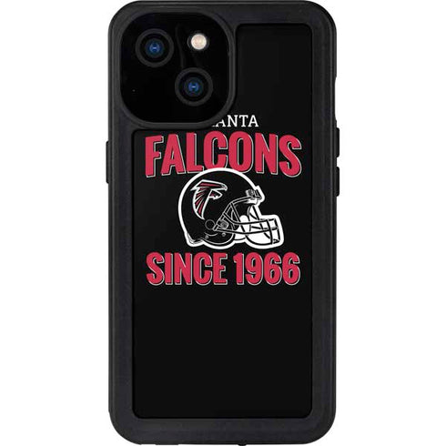 NFL Atlanta Falcons Helmet iPhone 13 Mini Waterproof Case