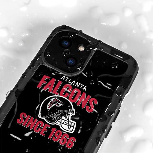 NFL Atlanta Falcons Helmet iPhone 13 Mini Waterproof Case