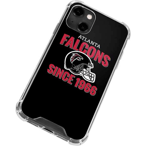 NFL Atlanta Falcons Helmet iPhone 14 Clear Case