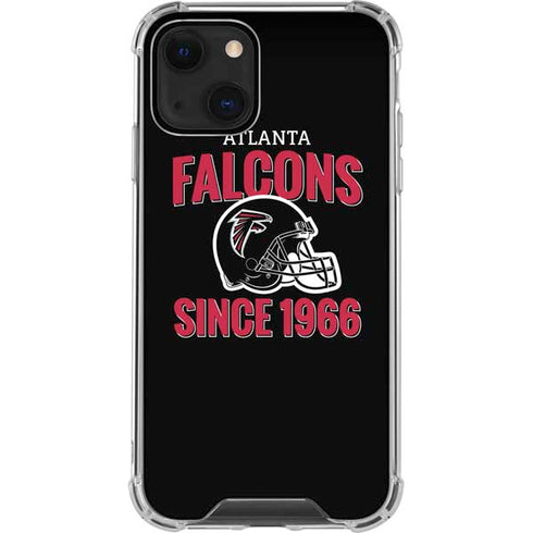 NFL Atlanta Falcons Helmet iPhone 15 Plus Clear Case