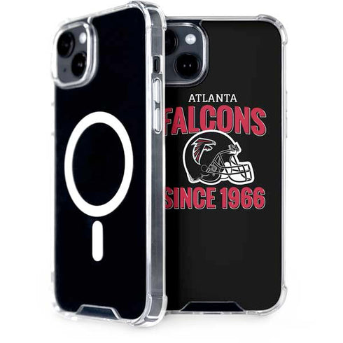 NFL Atlanta Falcons Helmet iPhone 14 Plus MagSafe Case
