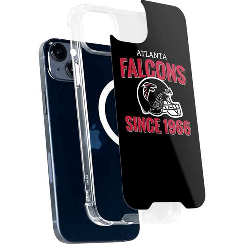 NFL Atlanta Falcons Helmet iPhone 14 Plus MagSafe Case