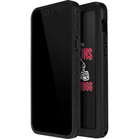 NFL Atlanta Falcons Helmet iPhone 14 Pro Waterproof Case