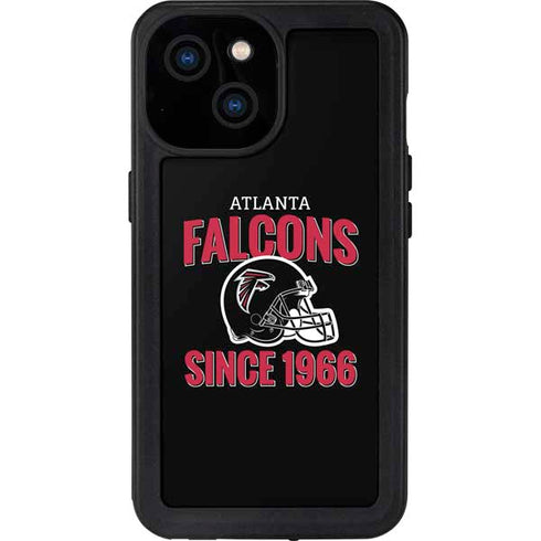 NFL Atlanta Falcons Helmet iPhone 15 Waterproof Case
