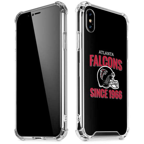NFL Atlanta Falcons Helmet iPhone XS Max Clear Case