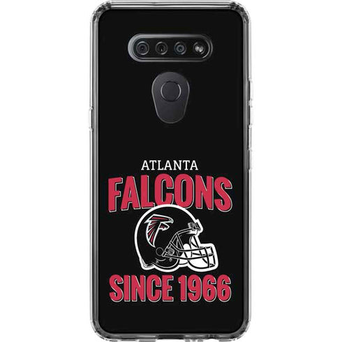 NFL Atlanta Falcons Helmet LG K51/Q51 Clear Case