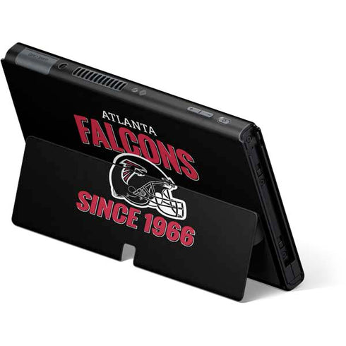 NFL Atlanta Falcons Helmet Nintendo Switch OLED (2021) Skin
