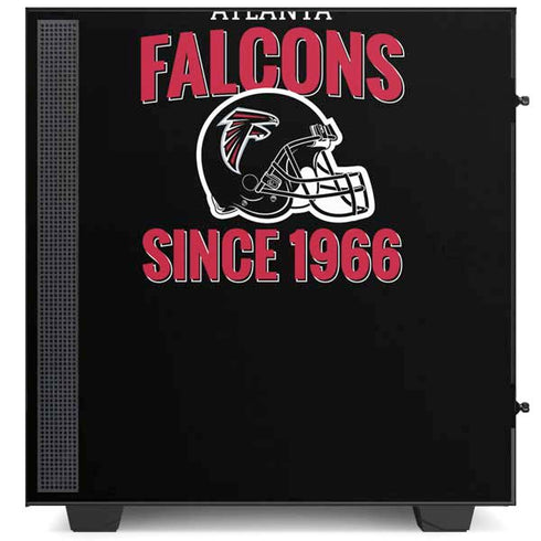 NFL Atlanta Falcons Helmet NZXT H510 Compact ATX Mid-Tower Case Skin