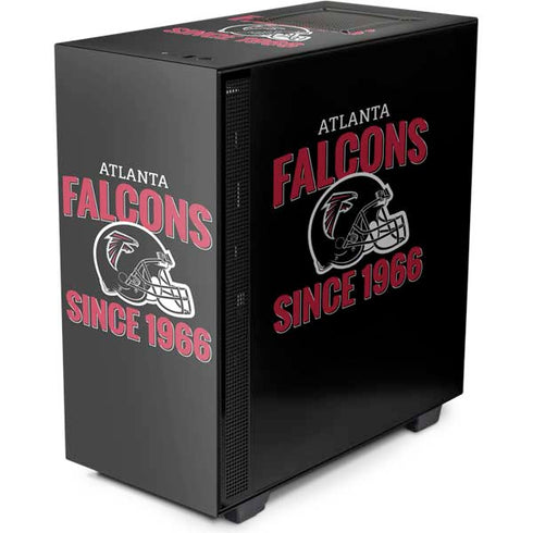 NFL Atlanta Falcons Helmet NZXT H510 Compact ATX Mid-Tower Case Skin