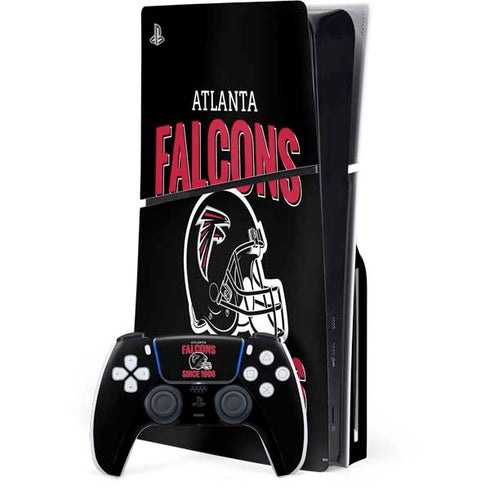 NFL Atlanta Falcons Helmet PS5 Slim Disk Bundle Skin