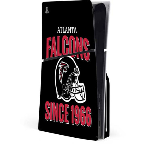 NFL Atlanta Falcons Helmet PS5 Slim Disk Console Skin
