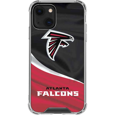 NFL Atlanta Falcons iPhone 15 Plus Clear Case