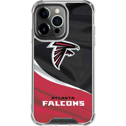 NFL Atlanta Falcons iPhone 15 Pro Clear Case