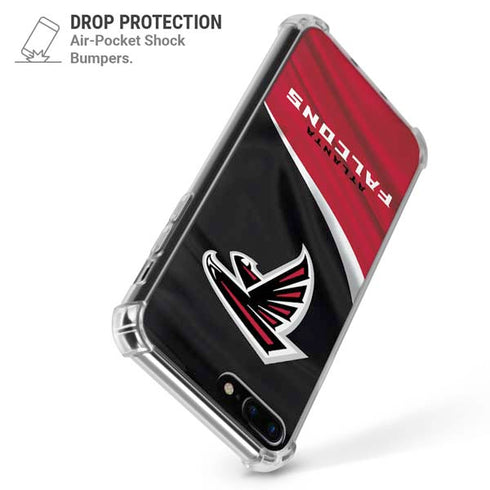 NFL Atlanta Falcons iPhone 7/8 Plus Clear Case