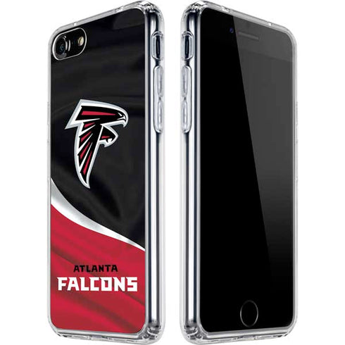 NFL Atlanta Falcons iPhone SE (2nd & 3rd Gen) Clear Case
