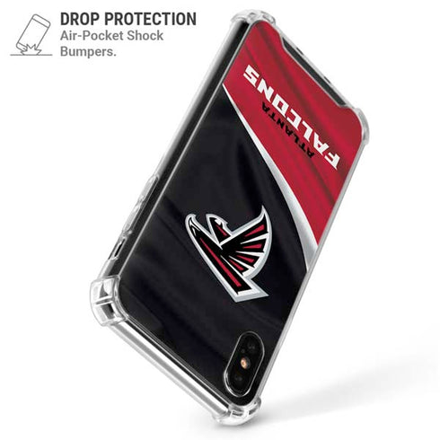 NFL Atlanta Falcons iPhone XS Max Clear Case