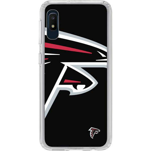 NFL Atlanta Falcons Large Logo Galaxy A10e Clear Case