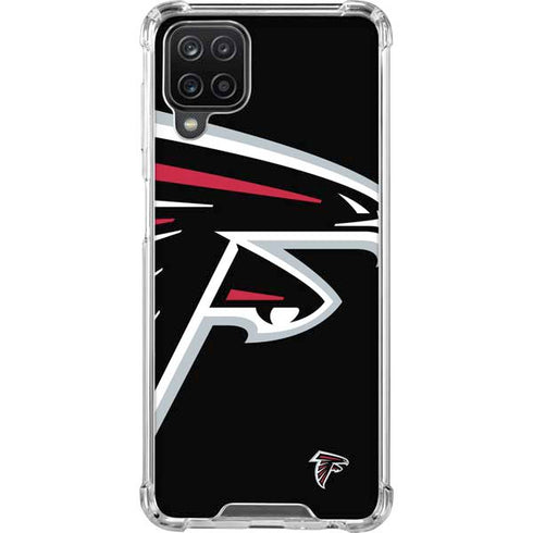 NFL Atlanta Falcons Large Logo Galaxy A12 Clear Case