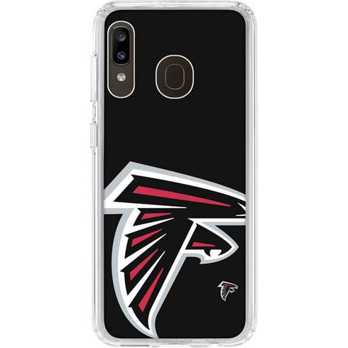 NFL Atlanta Falcons Large Logo Galaxy A20 Clear Case