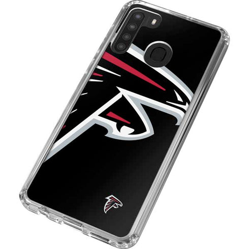 NFL Atlanta Falcons Large Logo Galaxy A21 Clear Case