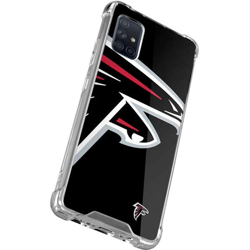 NFL Atlanta Falcons Large Logo Galaxy A71 5G Clear Case