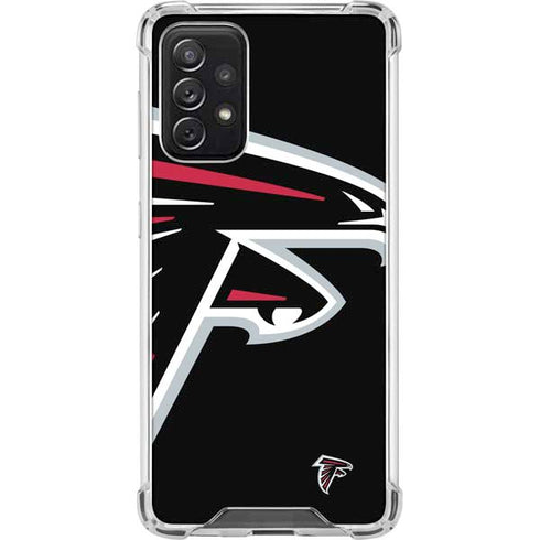 NFL Atlanta Falcons Large Logo Galaxy A72 5G Clear Case