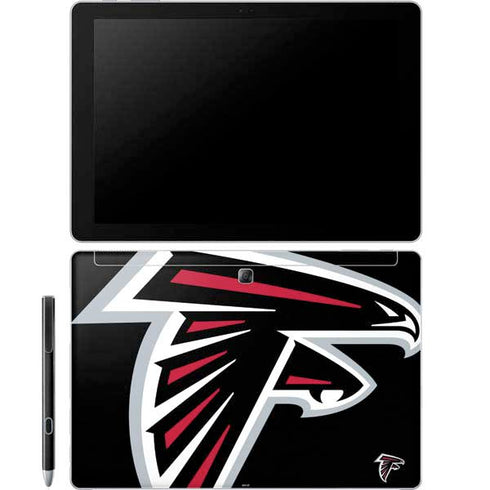 NFL Atlanta Falcons Large Logo Galaxy Book 12in Skin
