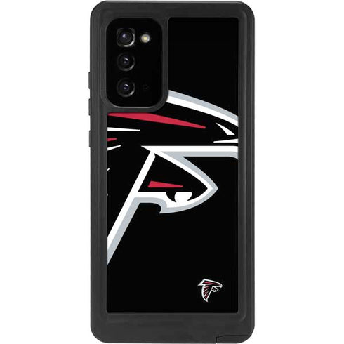 NFL Atlanta Falcons Large Logo Galaxy Note20 5G Waterproof Case