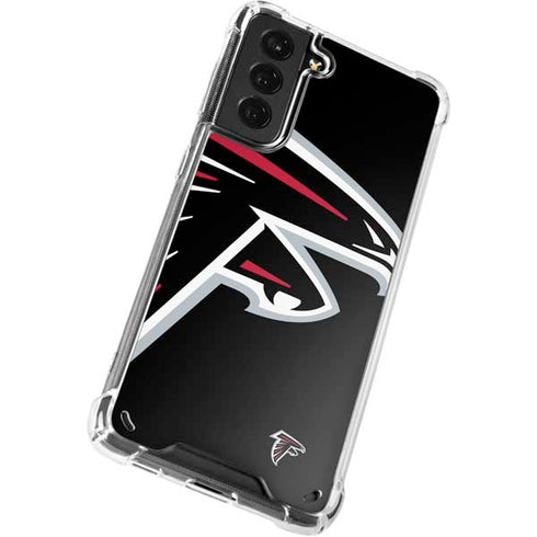 NFL Atlanta Falcons Large Logo Galaxy S21 5G Clear Case