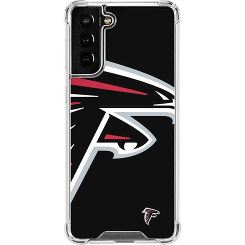 NFL Atlanta Falcons Large Logo Galaxy S21 FE Clear Case