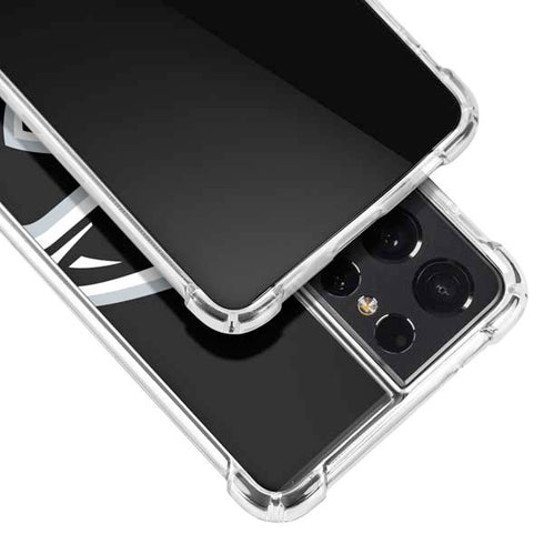 NFL Atlanta Falcons Large Logo Galaxy S21 Ultra 5G Clear Case