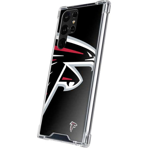 NFL Atlanta Falcons Large Logo Galaxy S22 Ultra Clear Case