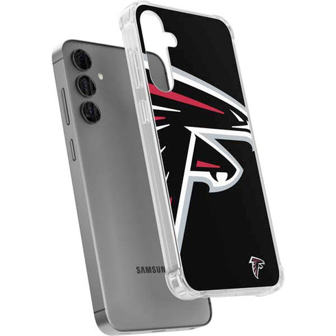 NFL Atlanta Falcons Large Logo Galaxy S24 Plus Clear Case