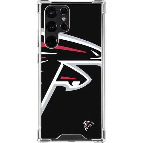 NFL Atlanta Falcons Large Logo Galaxy S24 Ultra Clear Case