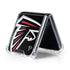 NFL Atlanta Falcons Large Logo Galaxy Z Flip5 5G Clear Case