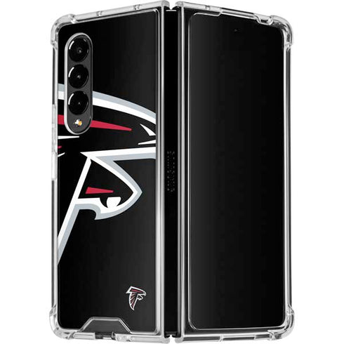 NFL Atlanta Falcons Large Logo Galaxy Z Fold4 5G Clear Case