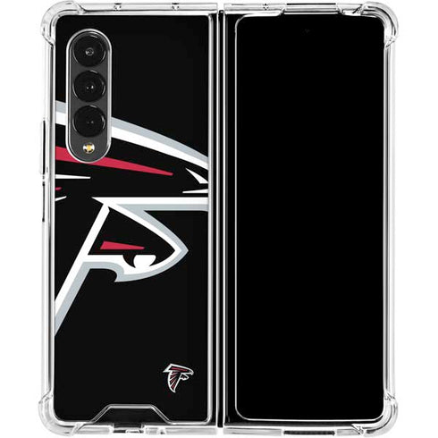 NFL Atlanta Falcons Large Logo Galaxy Z Fold4 5G Clear Case