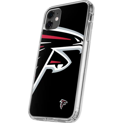 NFL Atlanta Falcons Large Logo iPhone 11 Clear Case