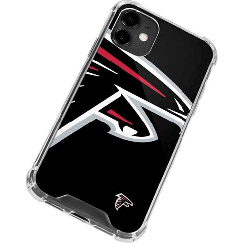 NFL Atlanta Falcons Large Logo iPhone 12 Clear Case