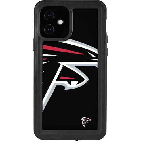 NFL Atlanta Falcons Large Logo iPhone 12 Waterproof Case